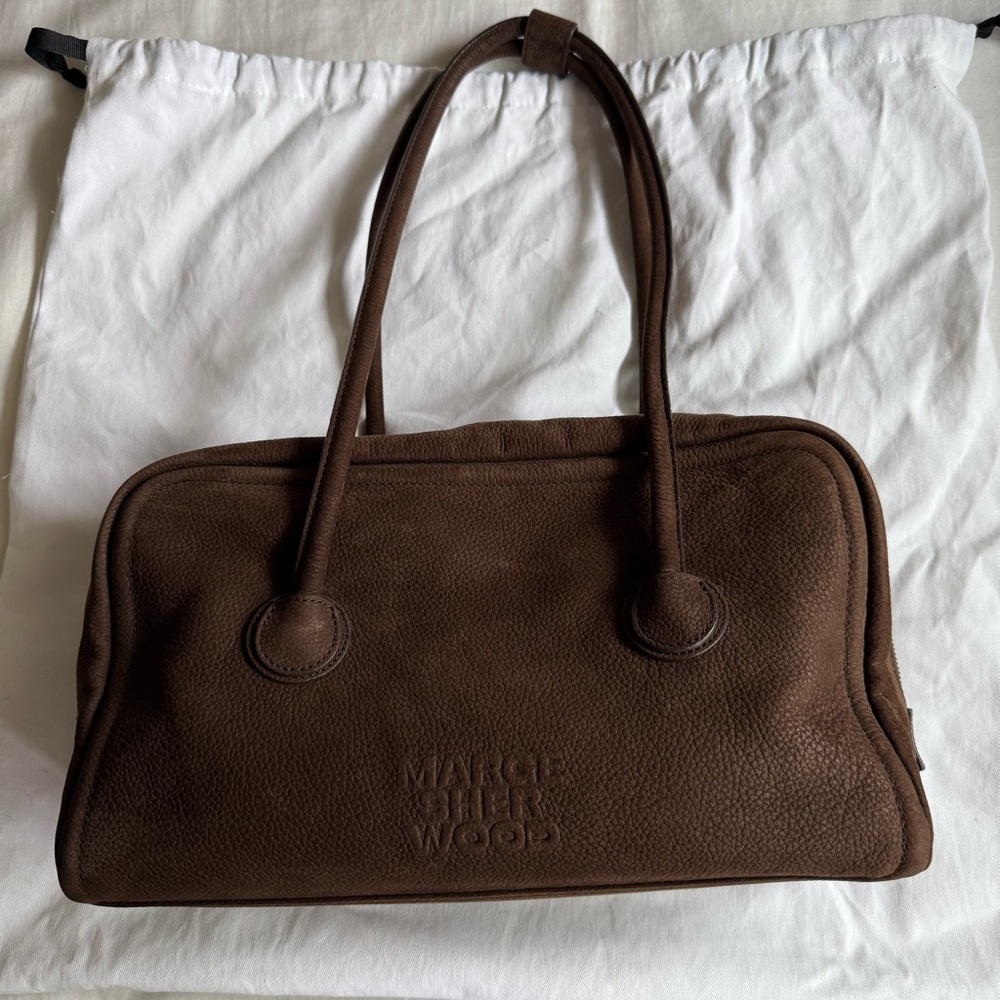 MARGE SHERWOOD Soft Boston Hush Nubuck Bag